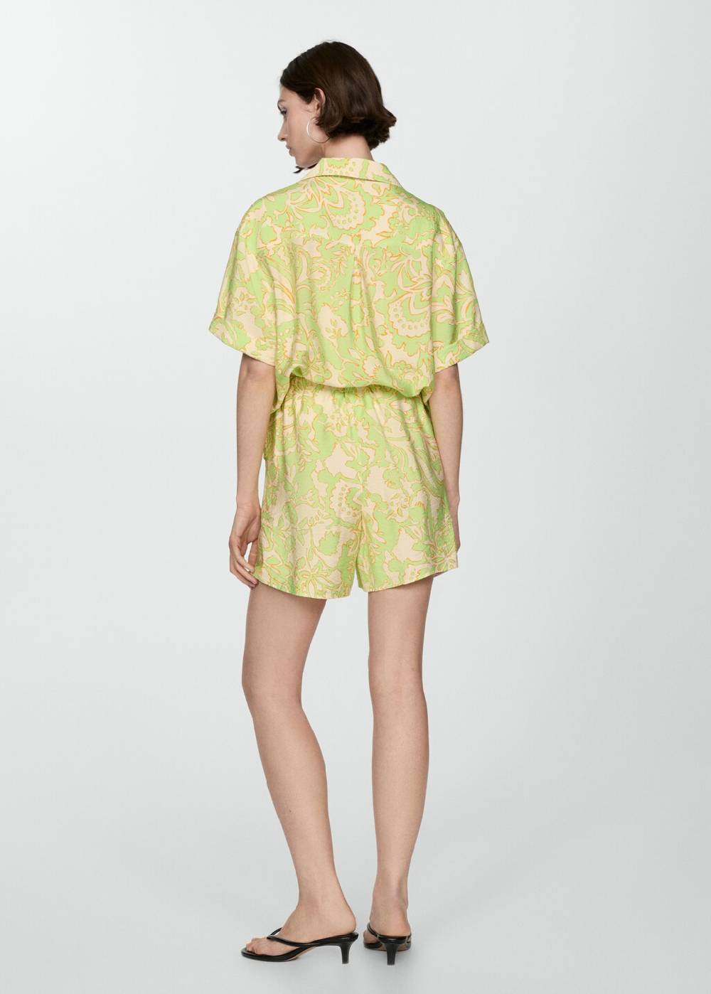 Mango Fließende Print-Shorts Günstig kaufen