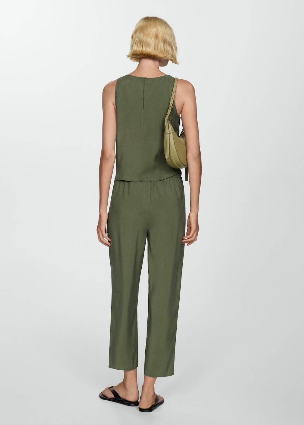 Mango Gerade Hose aus Modal Online Shopping