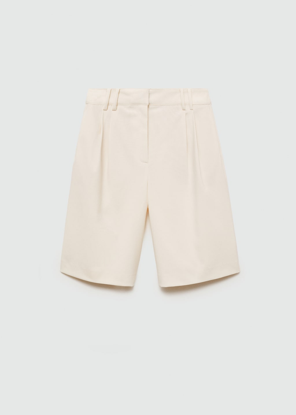 Mango Gerade Bermudashorts mit hohem Bund Black Friday