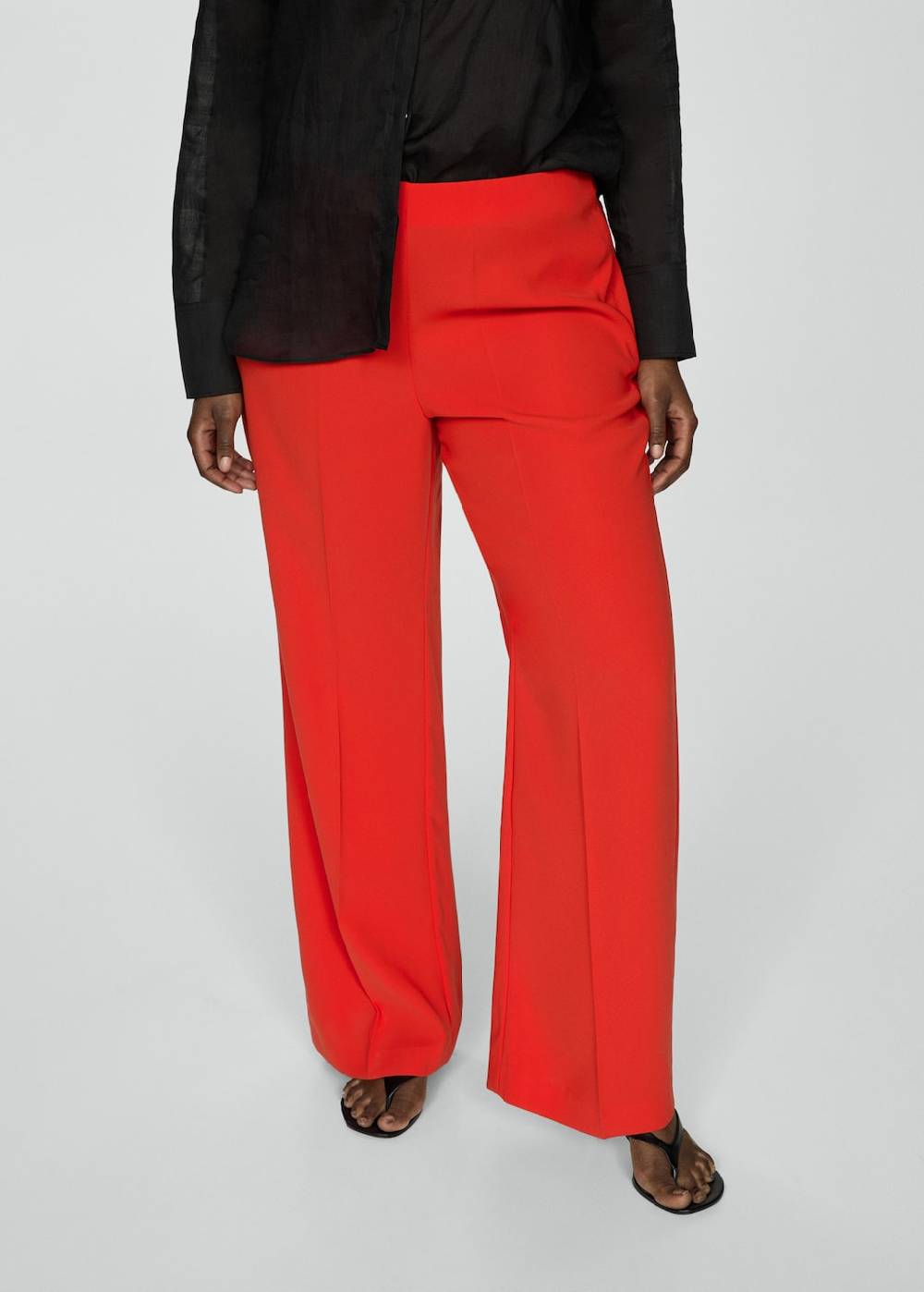 Mango Wideleg-Hose mit Gürtel Zeitlich begrenztes Angebot