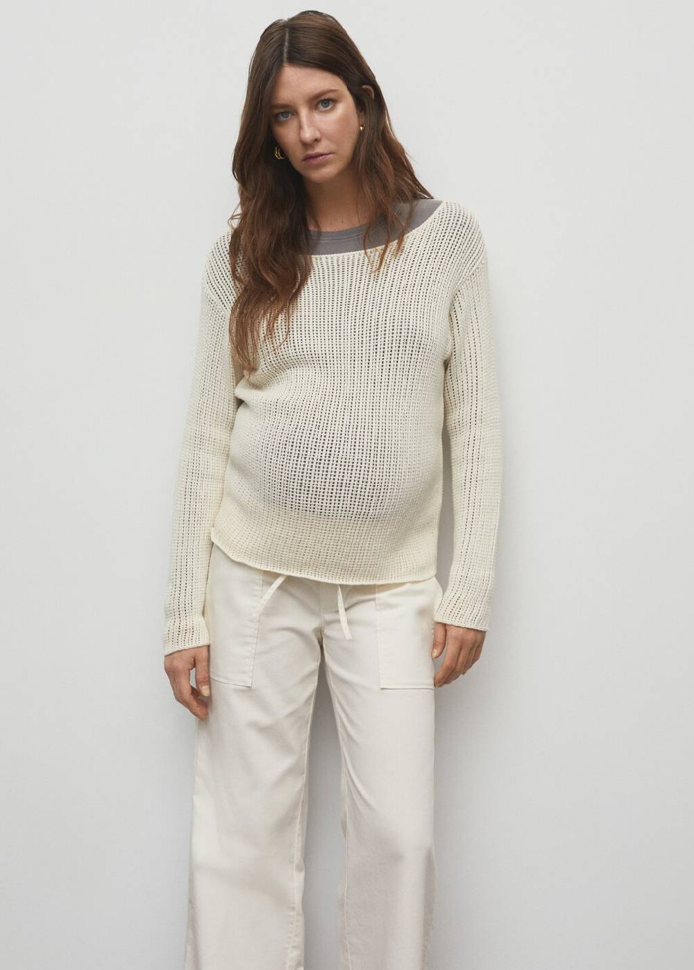 Mango Baumwollhose mit verstellbarer Kordel Exklusive Angebote