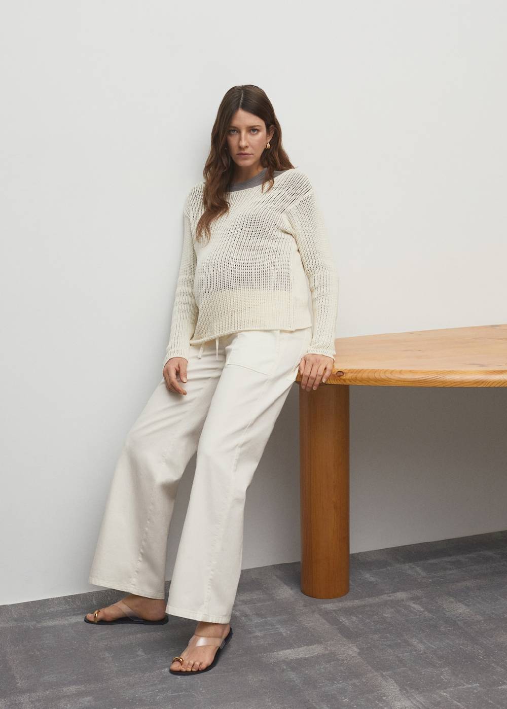 Mango Baumwollhose mit verstellbarer Kordel Exklusive Angebote