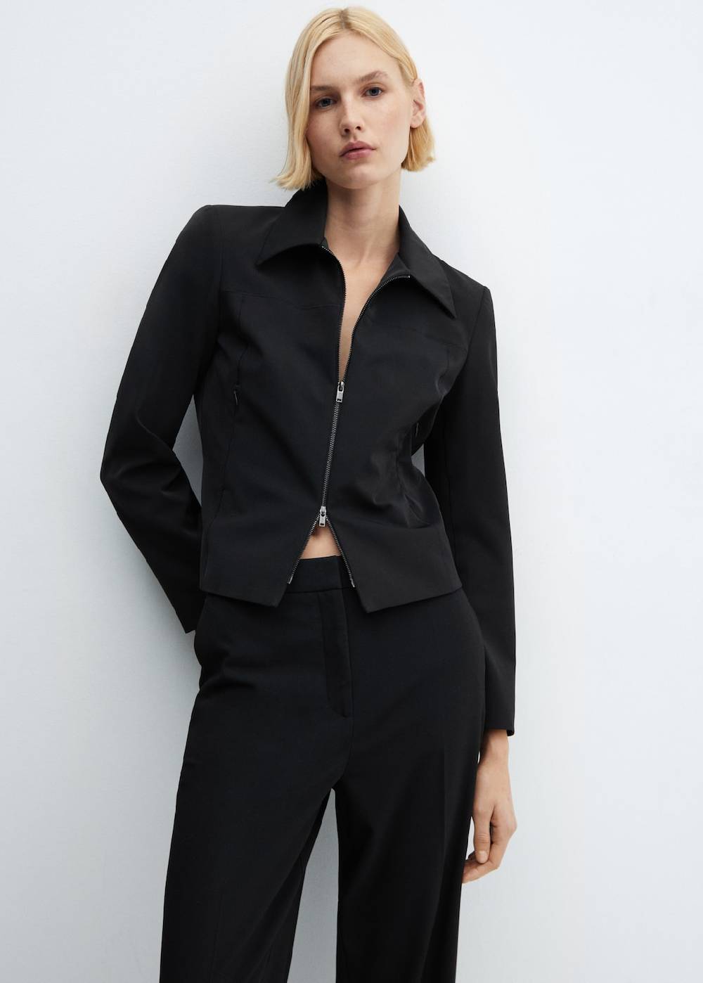 Mango Wideleg-Hose mit niedrigem Bund Blitzangebot