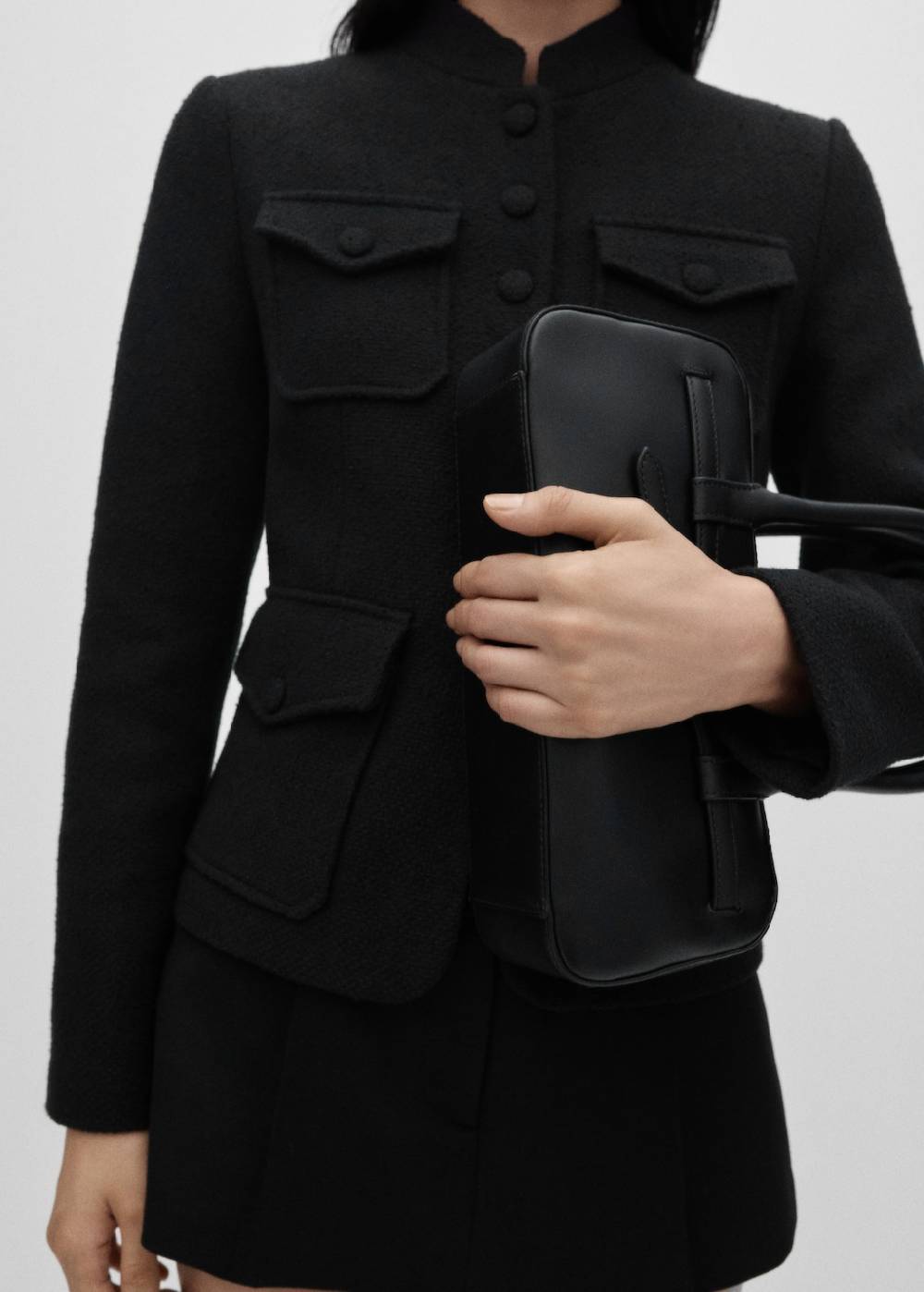 Mango Tweed-Jacke mit Taschen Saisonale Angebote