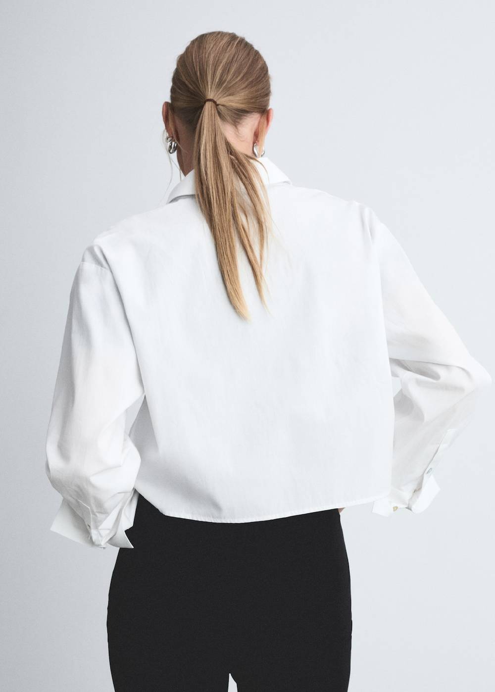 Mango Hemd in Cropped-Länge mit Tasche Letzte 3 Tage