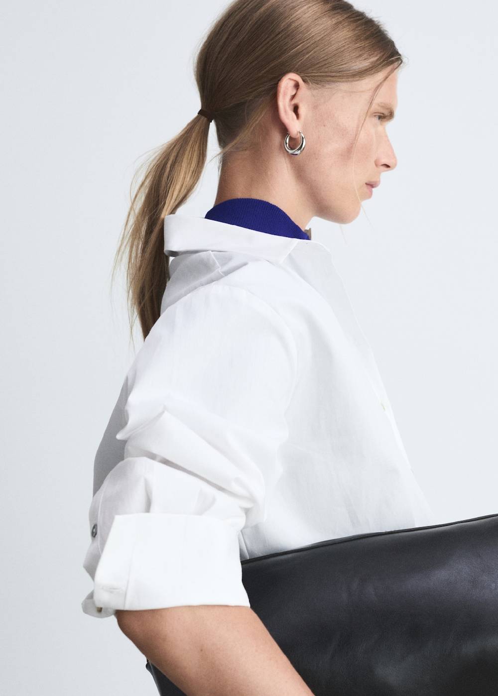 Mango Hemd in Cropped-Länge mit Tasche Letzte 3 Tage