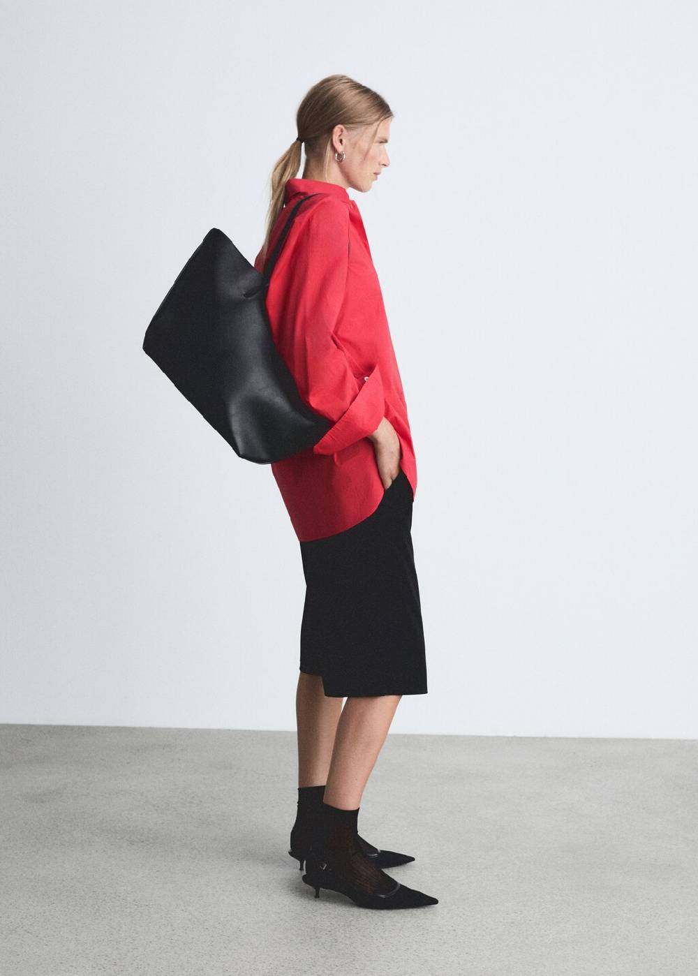 Mango Oversized-Hemd mit Tasche Bis zu 60% Rabatt