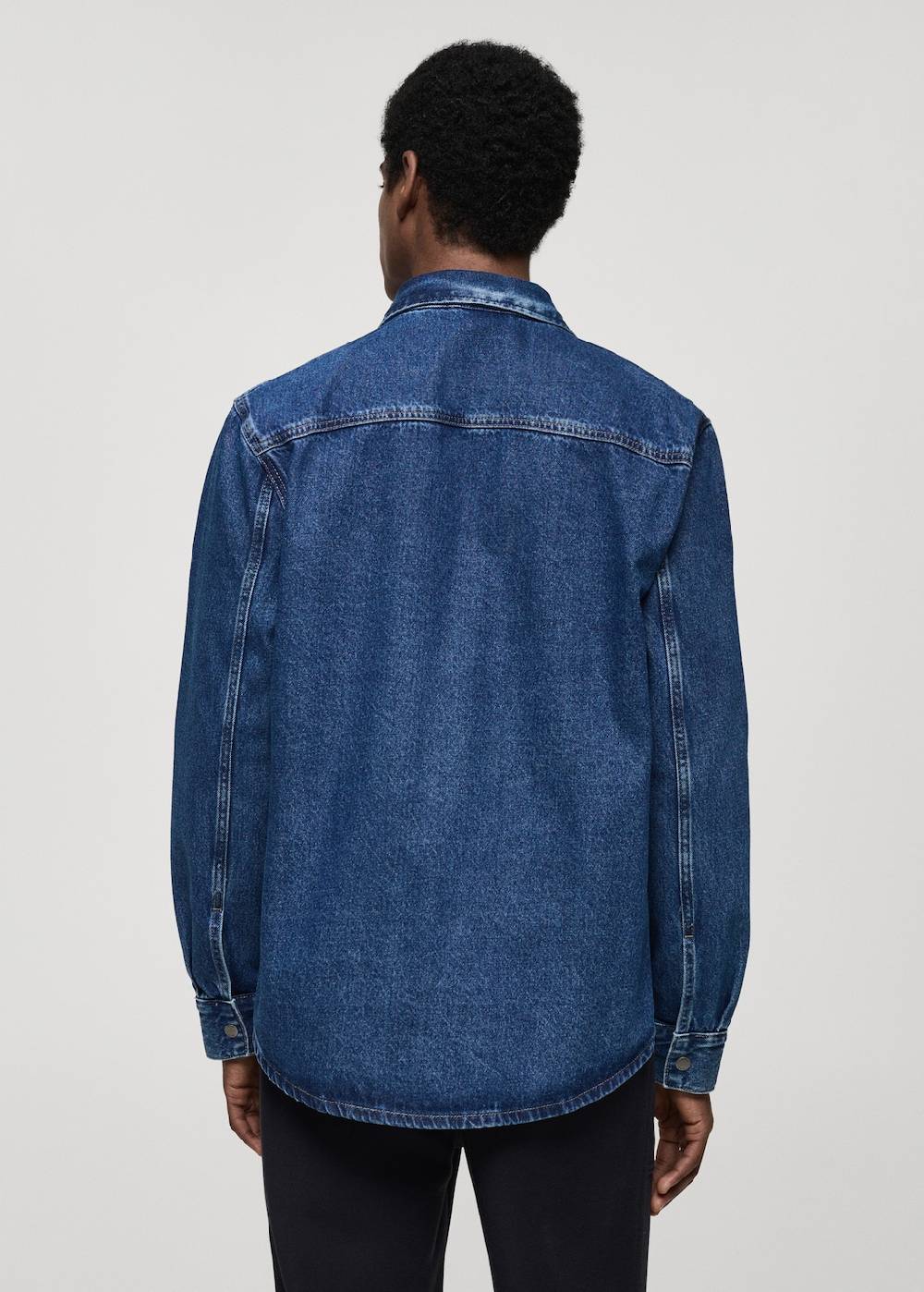 Mango Jeans-Overshirt mit Tasche Online