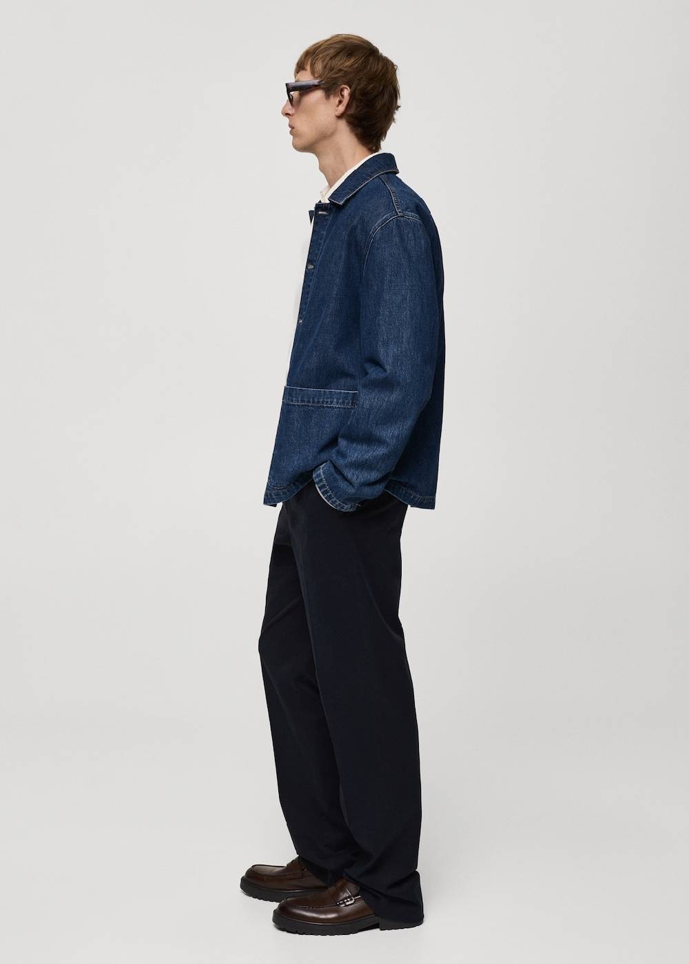 Mango Jeans-Overshirt mit Taschen Auslauf