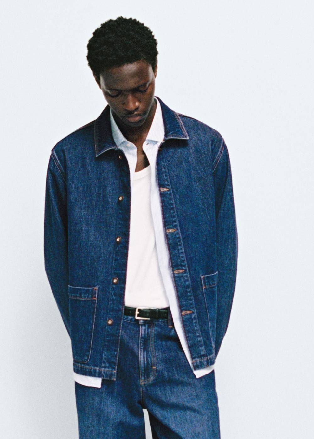 Mango Jeans-Overshirt mit Taschen Auslauf