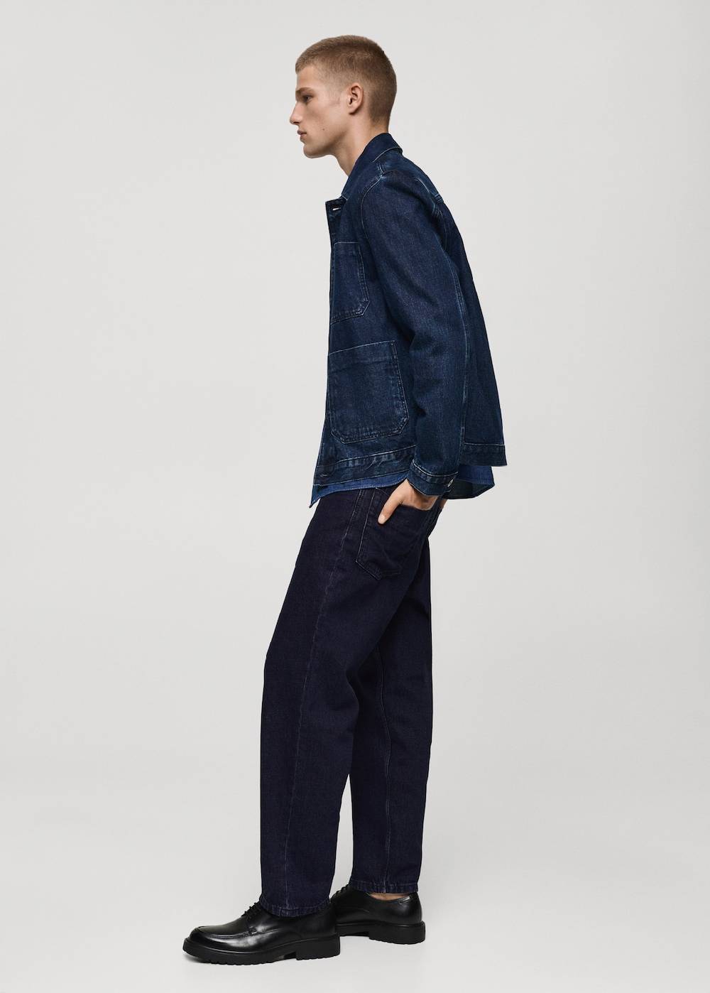 Mango Relaxed Fit-Jeans mit dunkler Waschung Hotsell