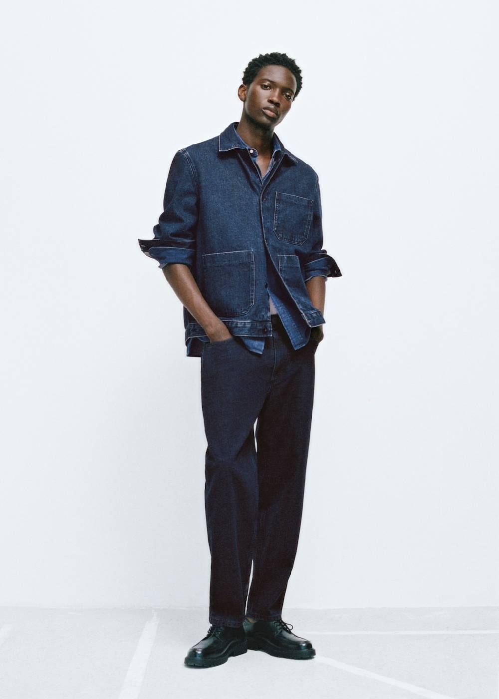Mango Relaxed Fit-Jeans mit dunkler Waschung Hotsell