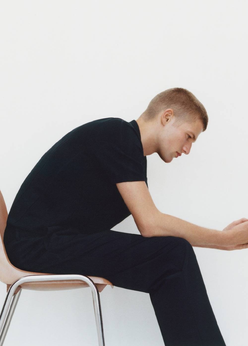 Mango Feinstrick-Poloshirt mit Rippmuster Günstiger Verkauf
