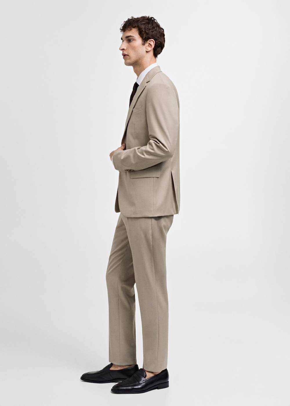 Mango Slim-Fit-Sakko aus 100 % Schurwolle Sonderangebot