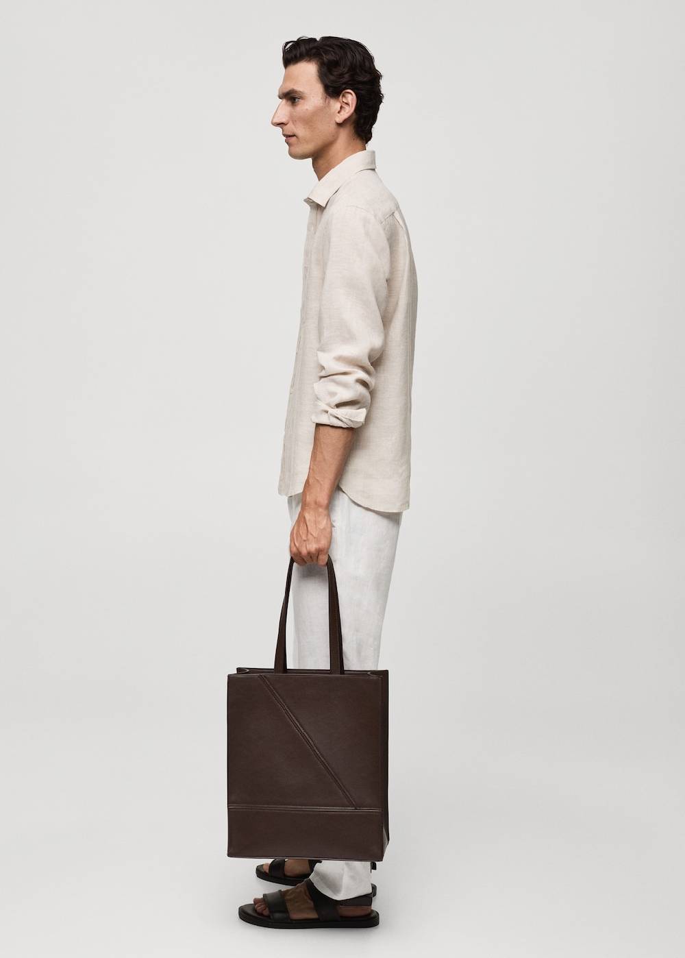 Mango Classic-Fit-Hemd aus 100 % Leinen Günstig kaufen