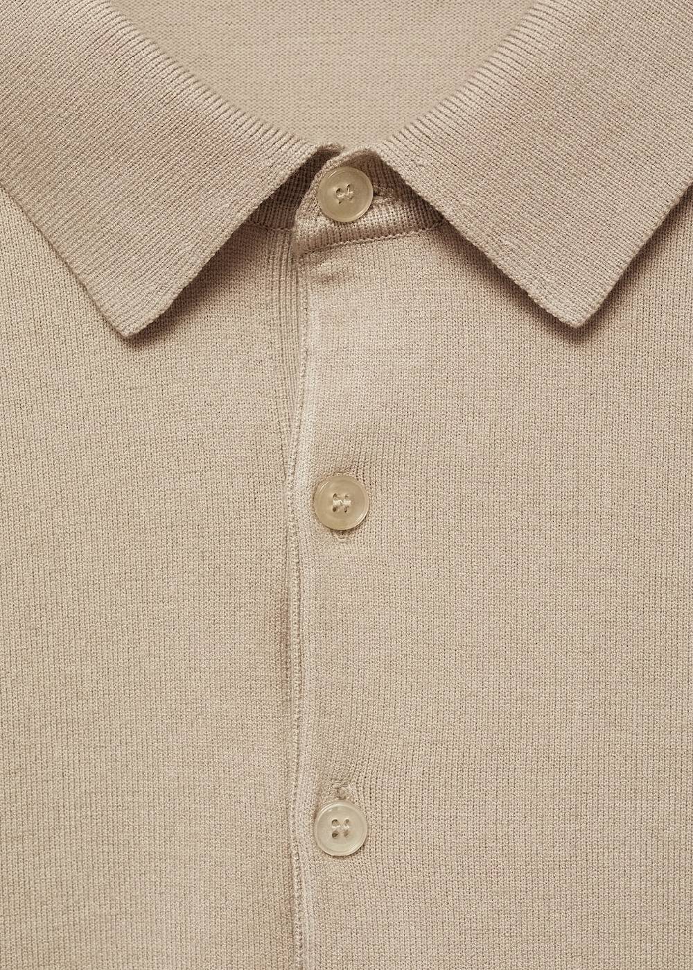 Mango Feinstrick-Poloshirt Saisonschlussverkauf