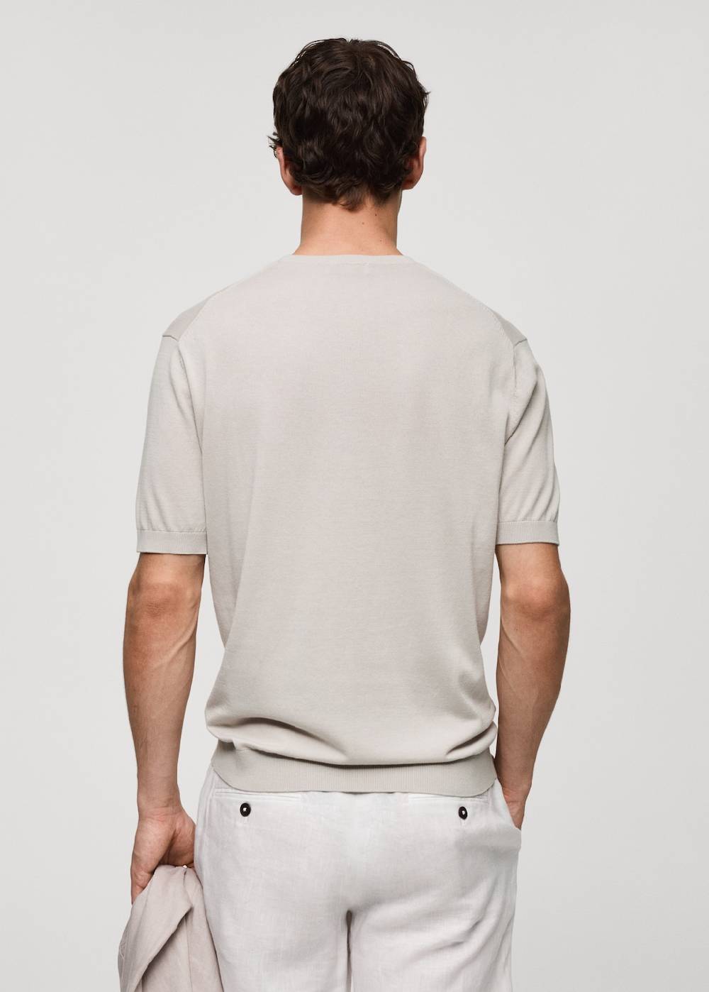 Mango Strick-T-Shirt aus 100 % Baumwolle Cyber Monday