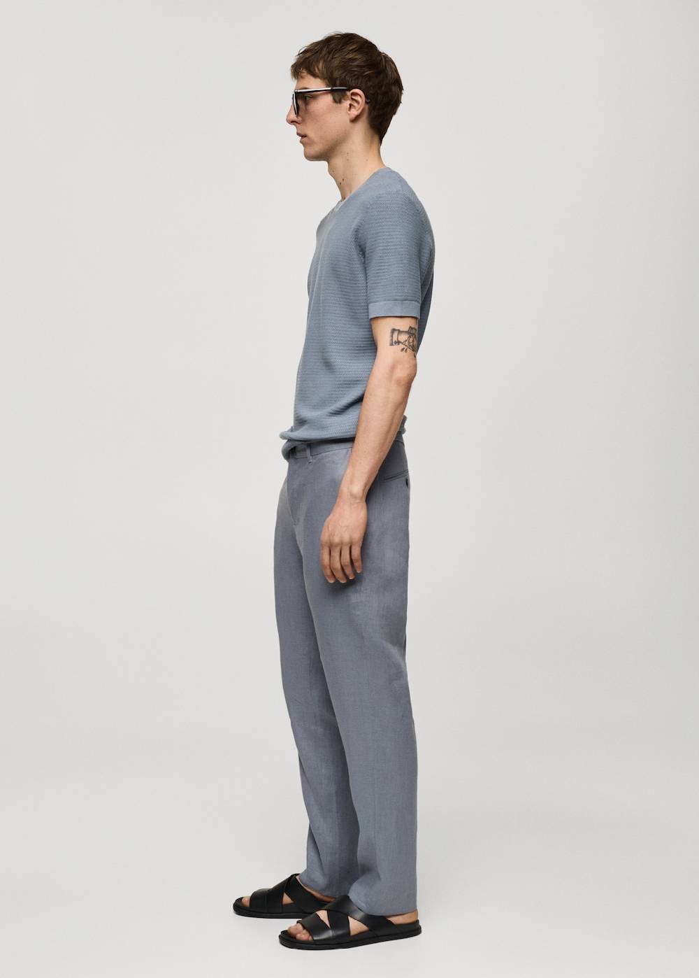 Mango Slim Fit-Hose aus 100 % Leinen Osterangebot