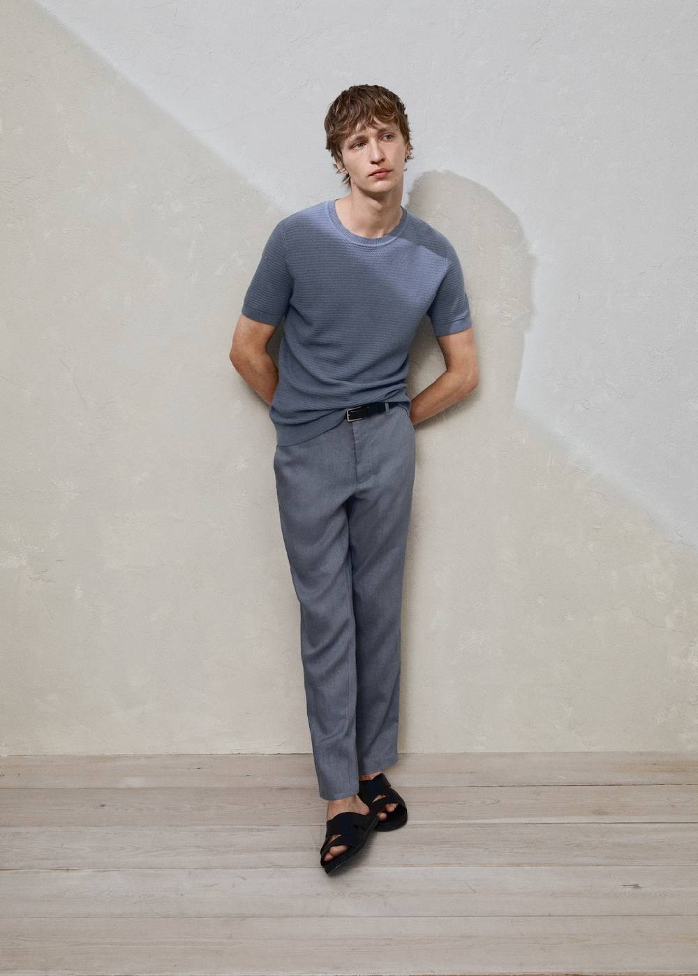 Mango Slim Fit-Hose aus 100 % Leinen Osterangebot