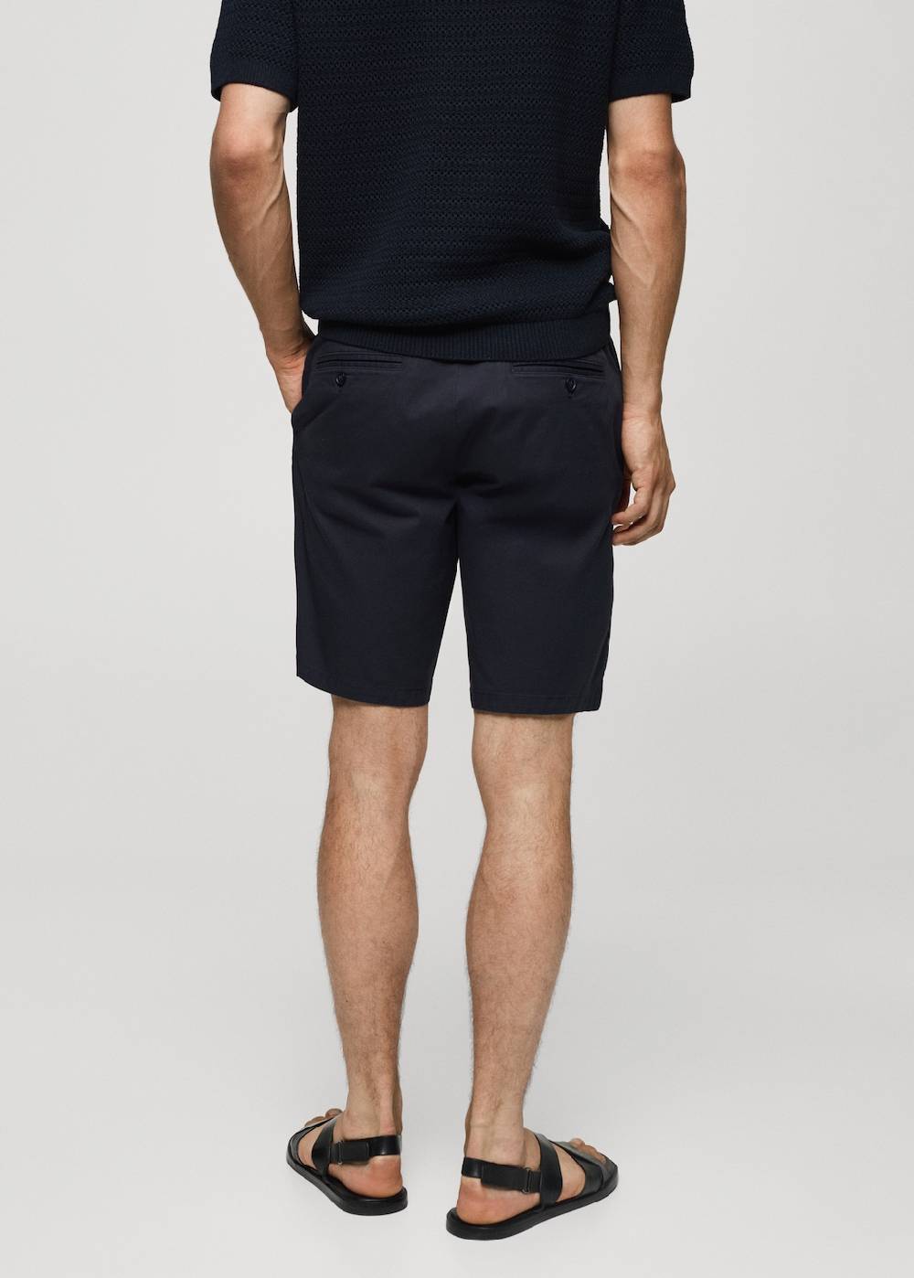 Mango Slim-Fit-Bermudashorts im Chino-Stil aus Baumwolle Jubiläumsangebot