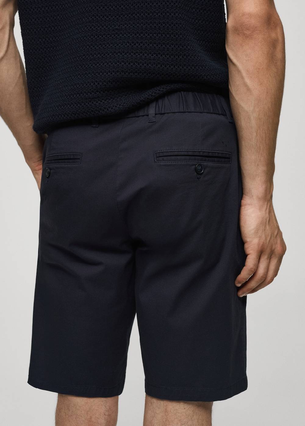 Mango Slim-Fit-Bermudashorts im Chino-Stil aus Baumwolle Jubiläumsangebot