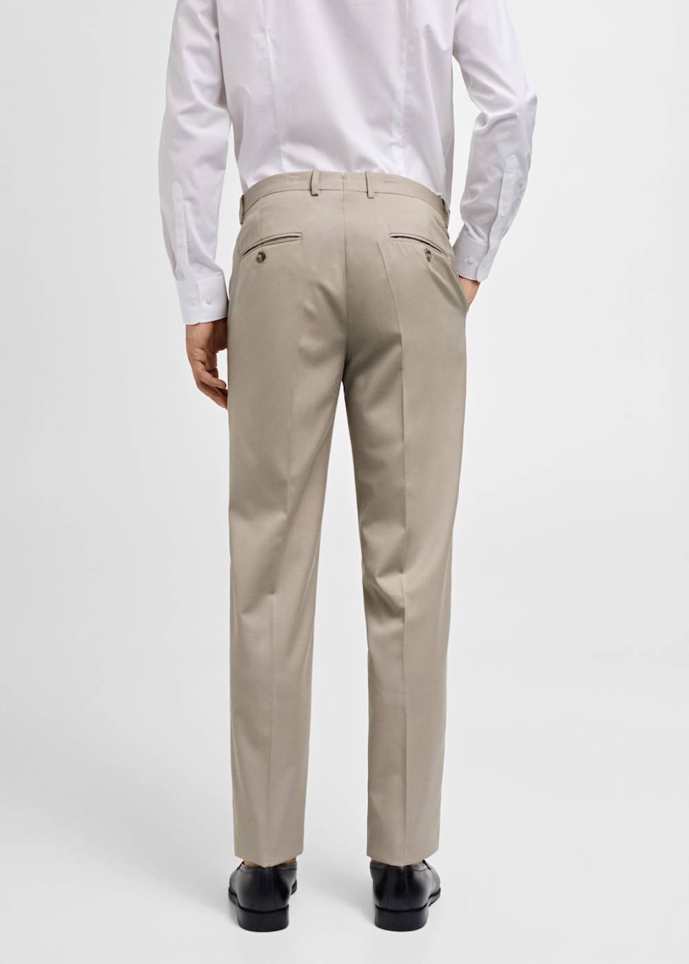 Mango Slim-Fit-Anzughose aus 100 % Schurwolle Heißer Verkauf