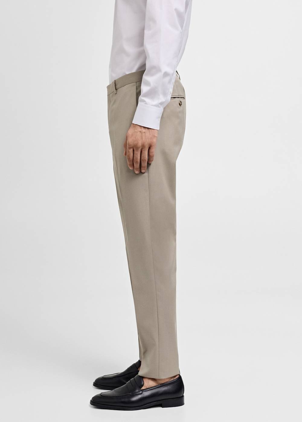 Mango Slim-Fit-Anzughose aus 100 % Schurwolle Heißer Verkauf