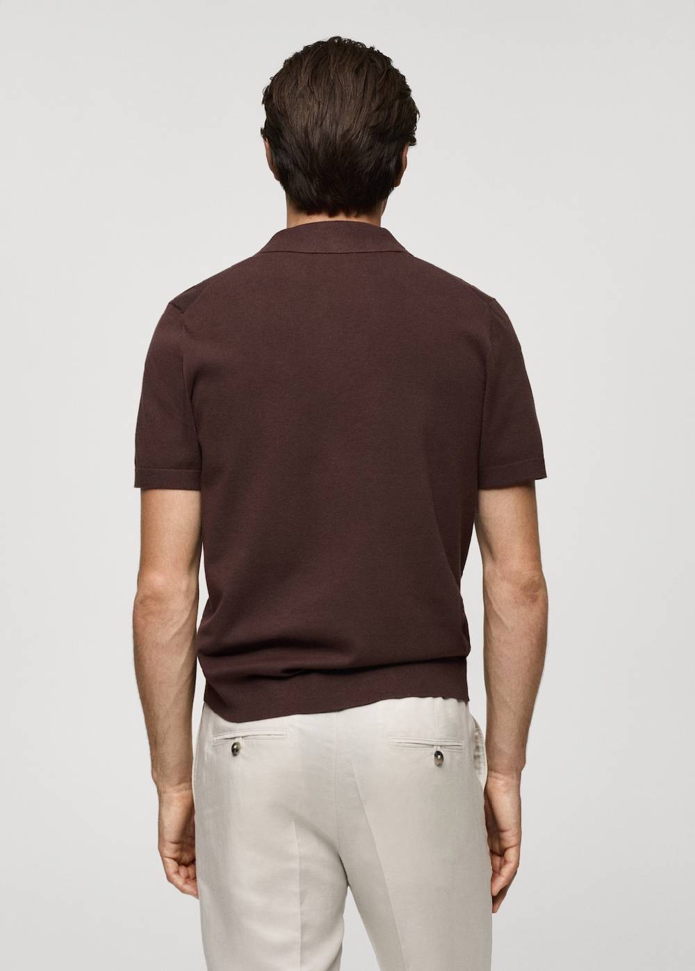 Mango Feinstrick-Poloshirt Neuheiten