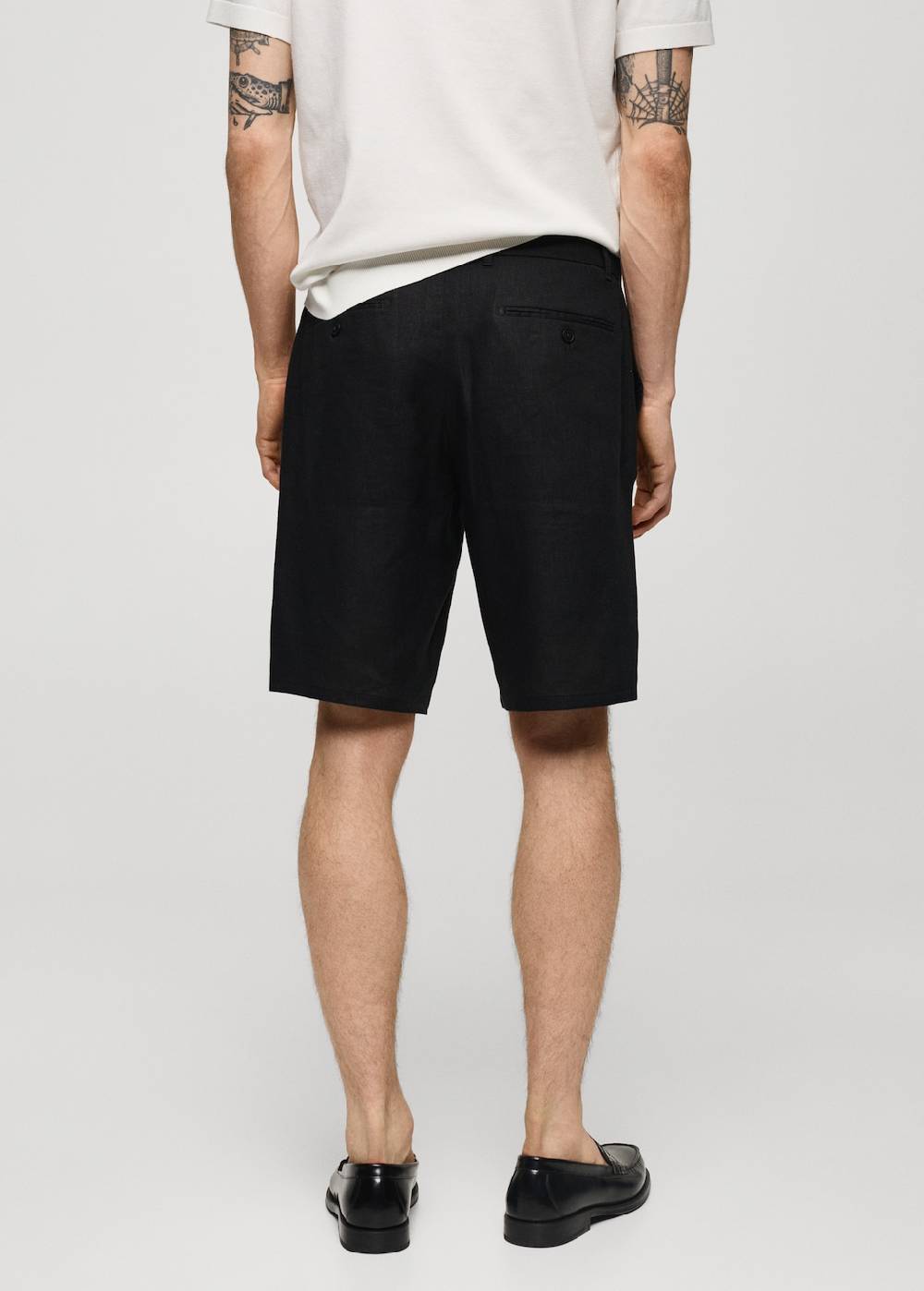 Mango Slim-Fit-Bermudashorts aus 100 % Leinen Saisonale Angebote