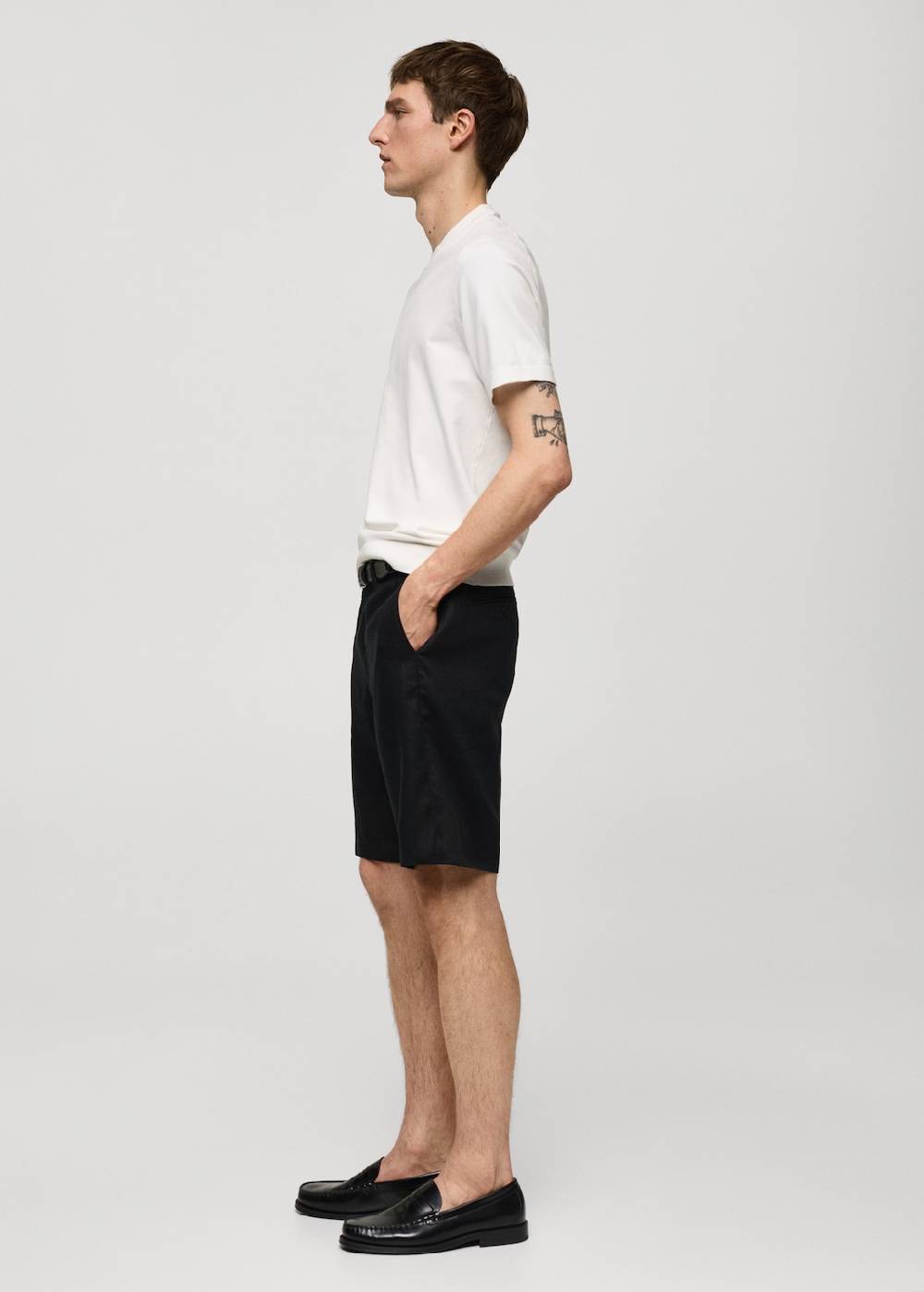 Mango Slim-Fit-Bermudashorts aus 100 % Leinen Saisonale Angebote