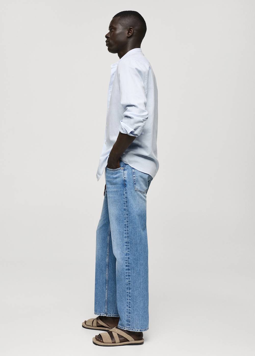 Mango Classic Fit-Leinenhemd Tägliche Deals
