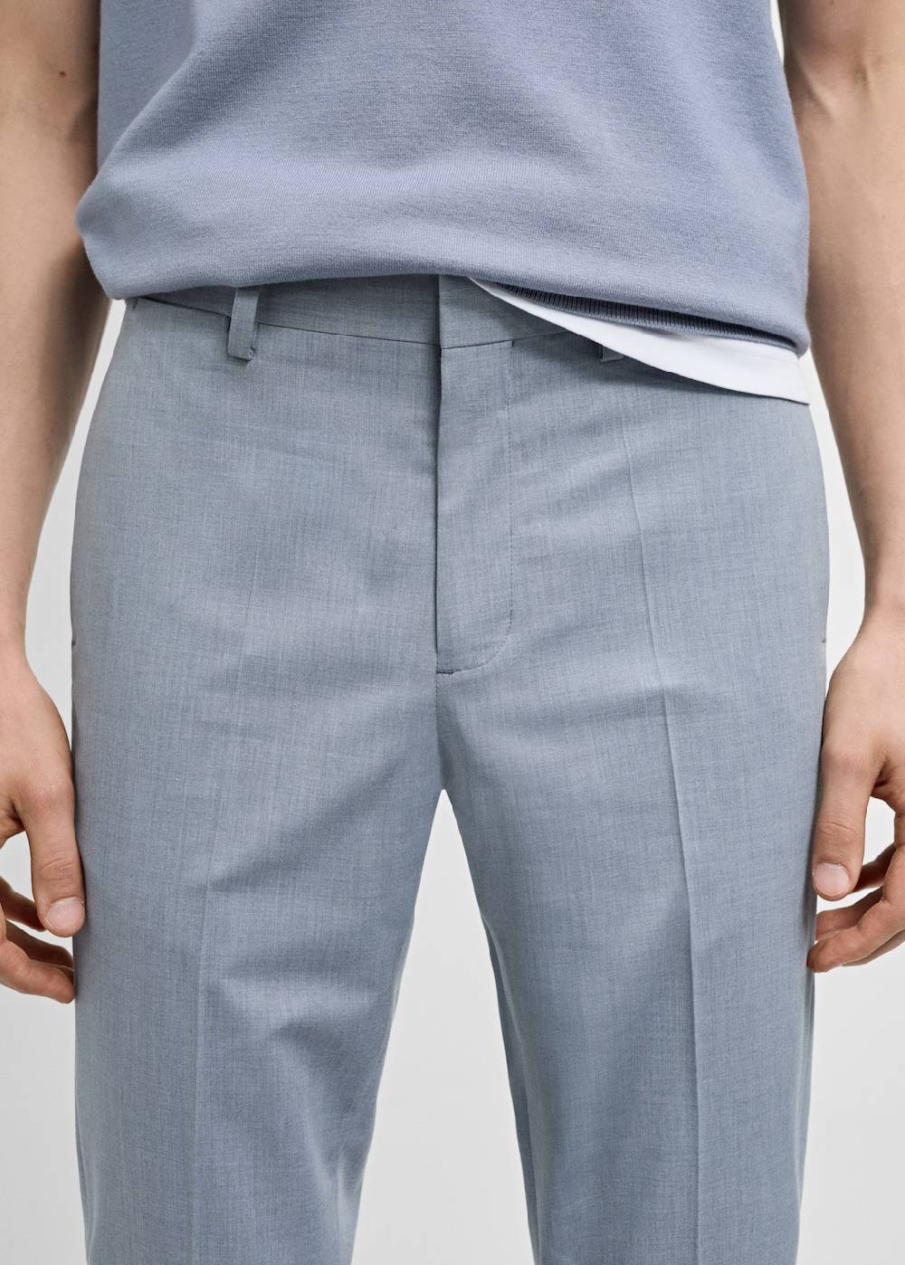 Mango Super Slim Fit-Anzughose aus Stretchstoff Wochenangebot
