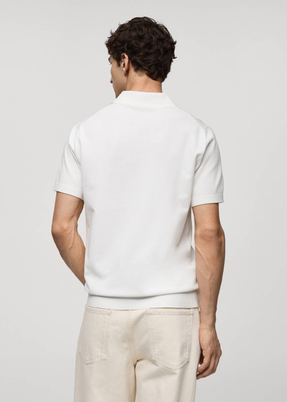 Mango Feinstrick-Poloshirt Letzte 2 Tage