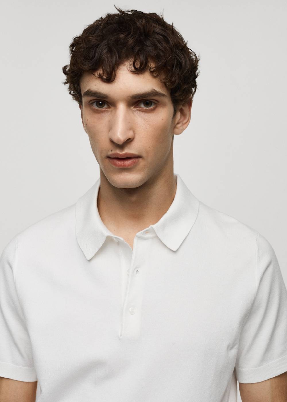 Mango Feinstrick-Poloshirt Letzte 2 Tage
