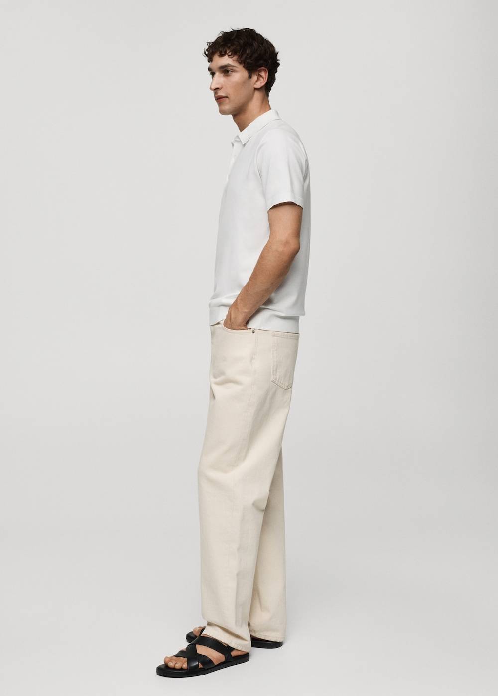 Mango Feinstrick-Poloshirt Letzte 2 Tage