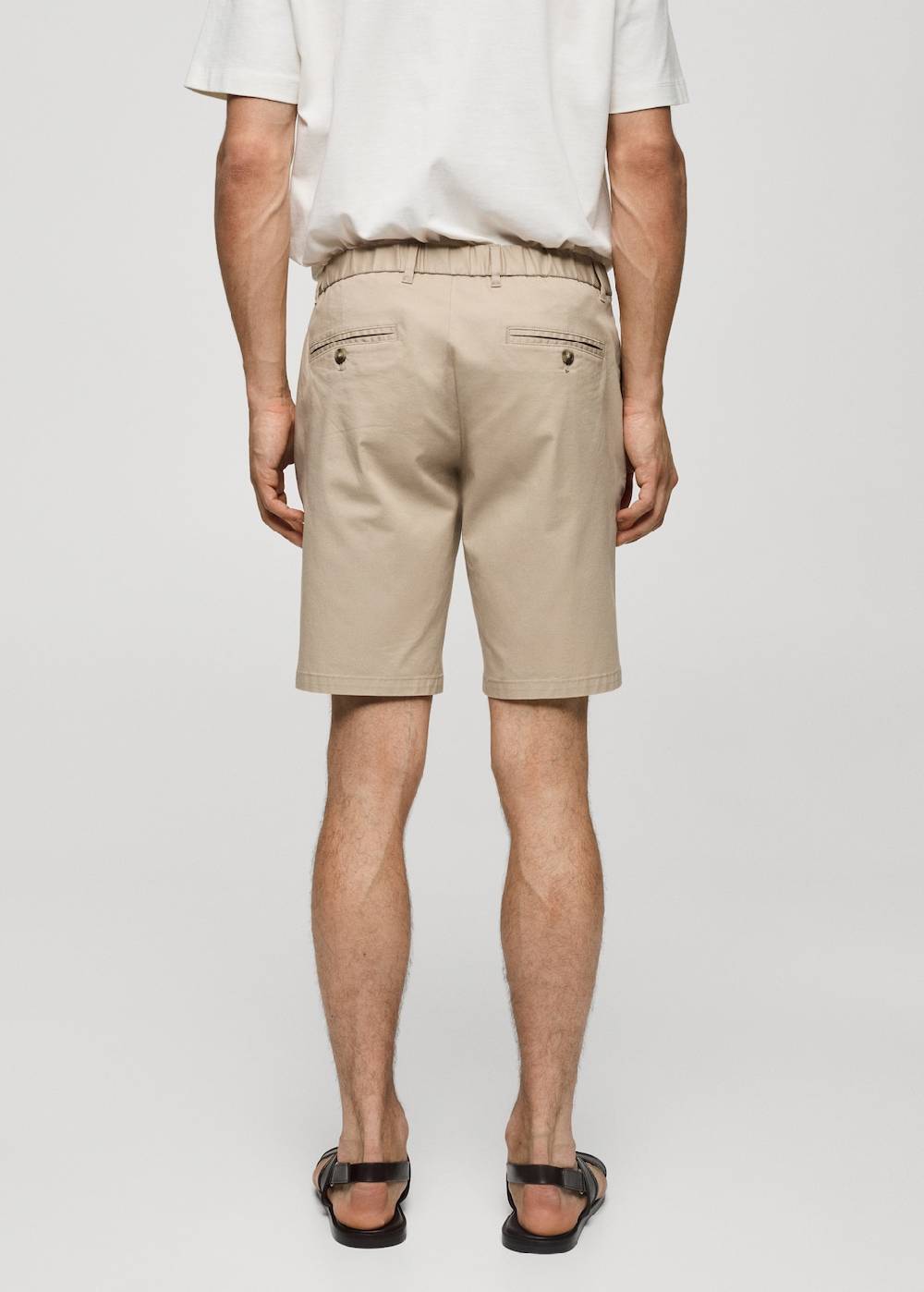 Mango Slim-Fit-Bermudashorts im Chino-Stil aus Baumwolle Letzter Tag