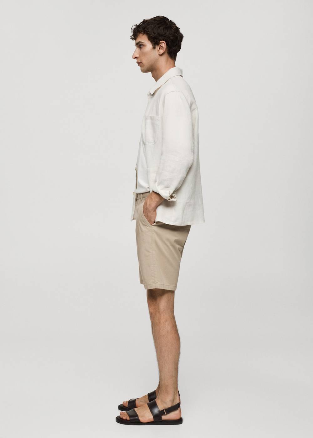Mango Slim-Fit-Bermudashorts im Chino-Stil aus Baumwolle Letzter Tag