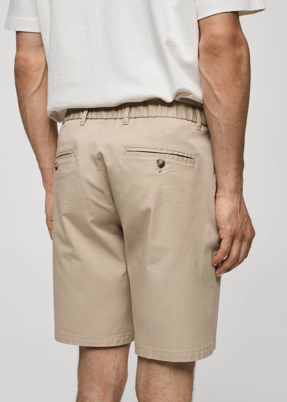 Mango Slim-Fit-Bermudashorts im Chino-Stil aus Baumwolle Letzter Tag