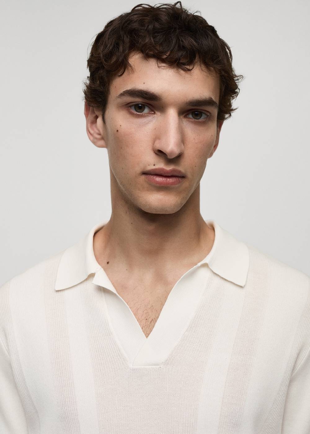 Mango Rippstrick-Poloshirt Bis zu 50% Rabatt