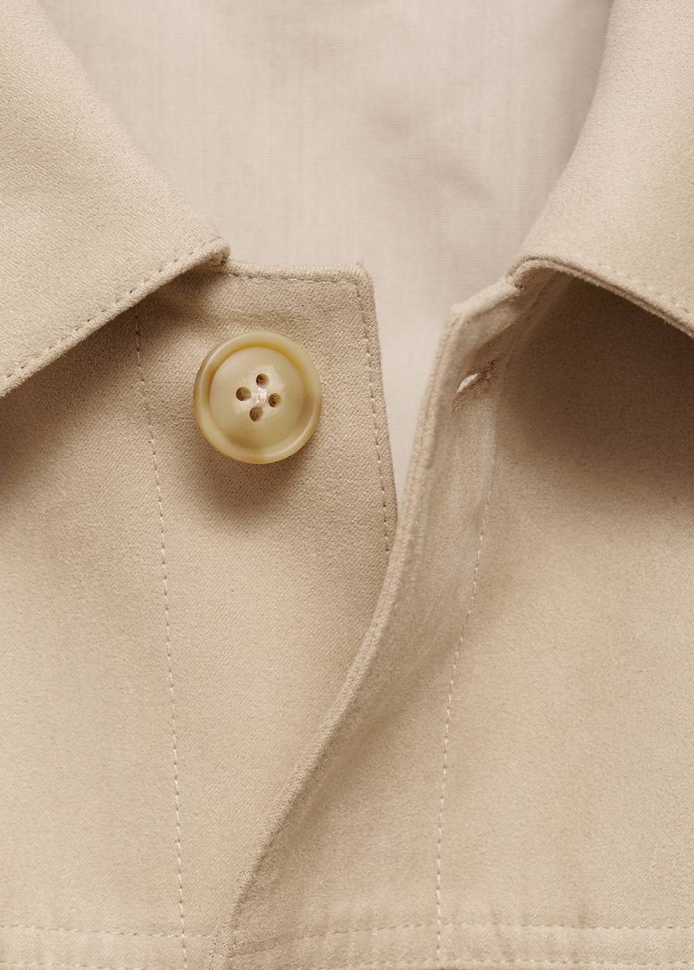 Mango Kurzjacke mit Wildledereffekt und Taschen Nur für heute