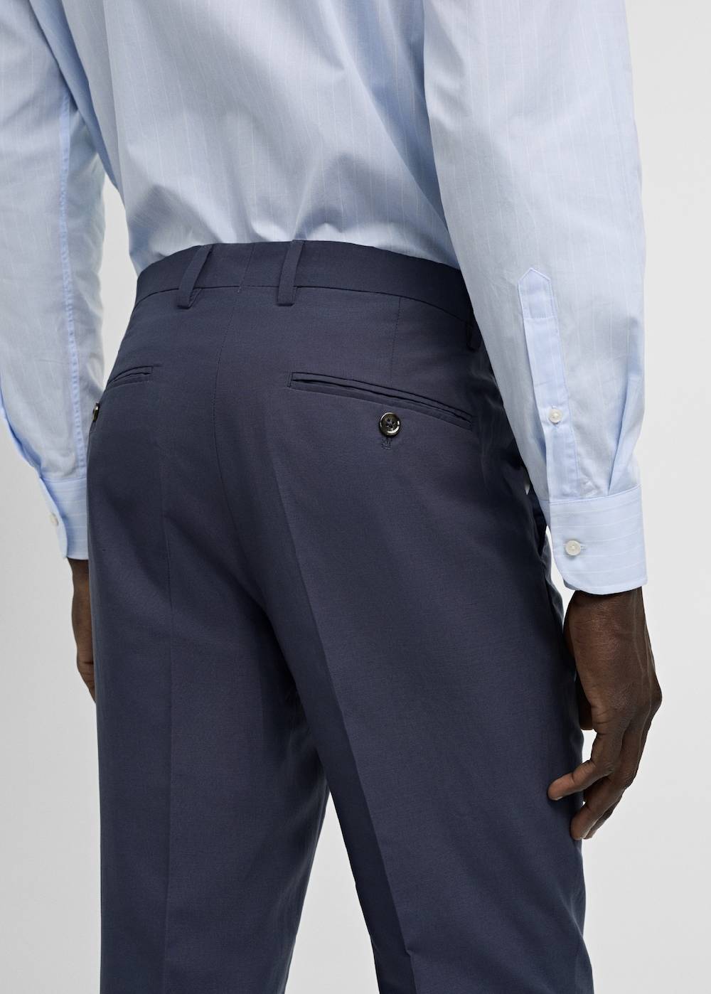 Mango Slim Fit-Anzughose aus Stretchstoff Super Rabatt