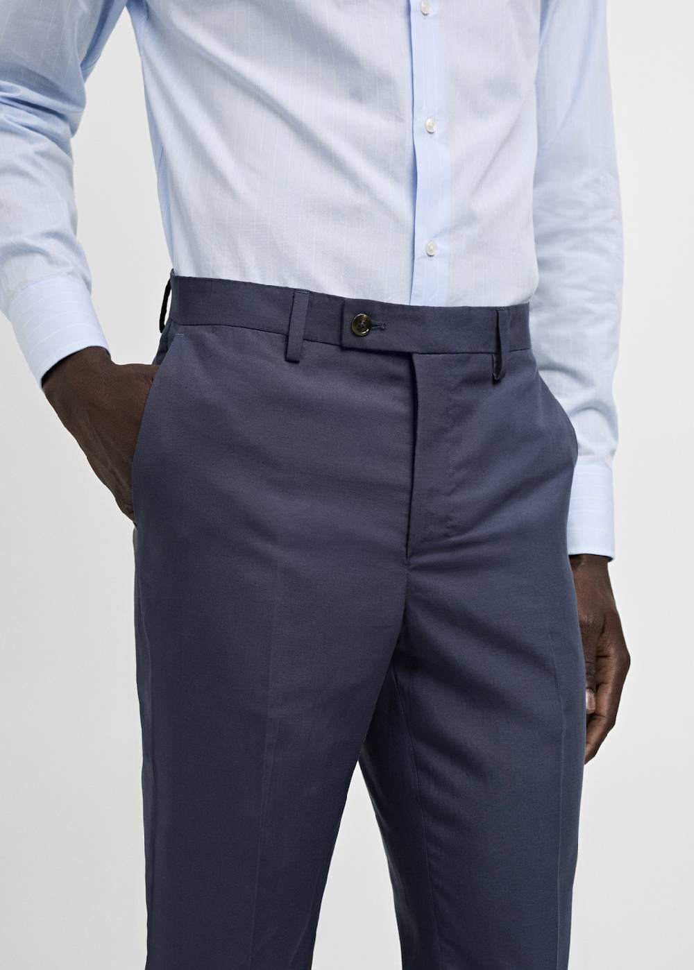 Mango Slim Fit-Anzughose aus Stretchstoff Super Rabatt