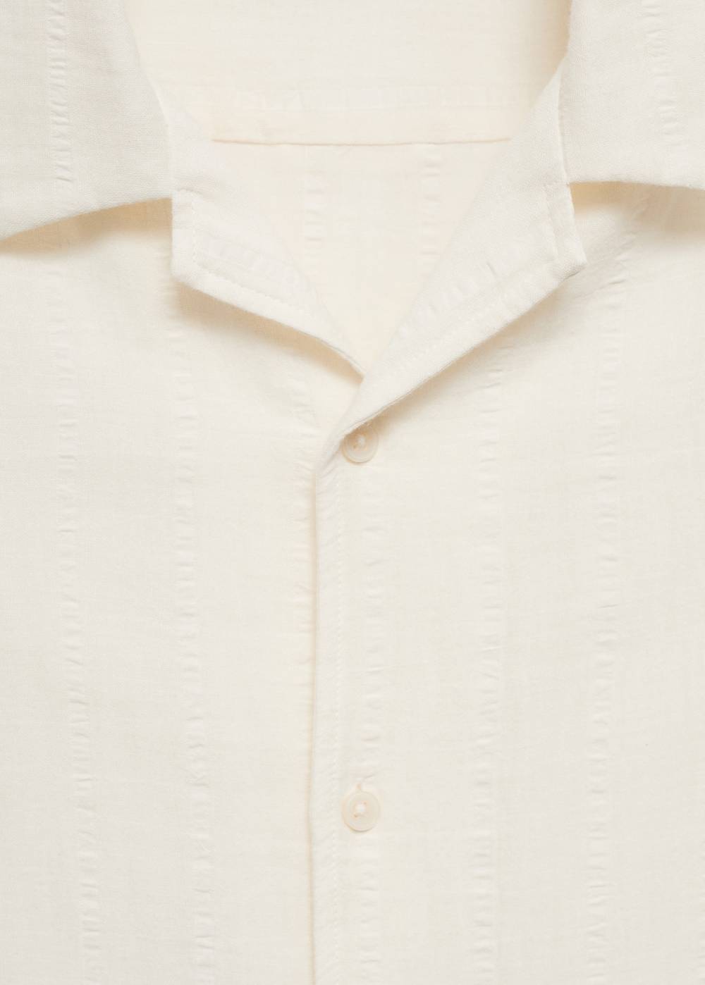 Mango Regular Fit-Hemd aus Baumwoll-Kreppgewebe Clearance-Verkauf