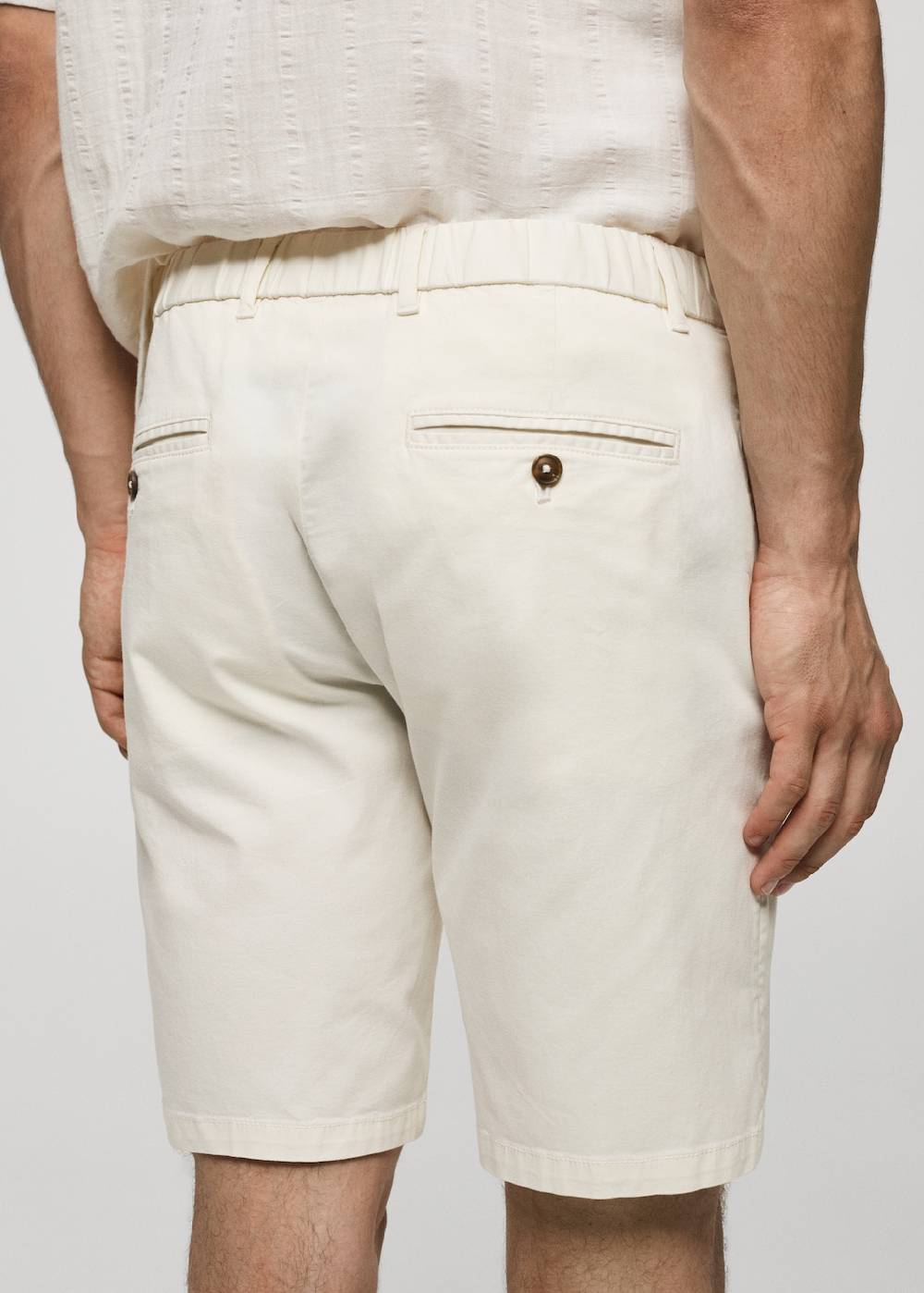 Mango Slim-Fit-Bermudashorts im Chino-Stil aus Baumwolle Kostenloser Versand international