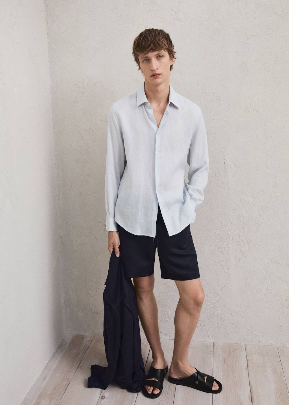 Mango Leinen-Bermudashorts aus Tencel mit Kordelzug zollfrei