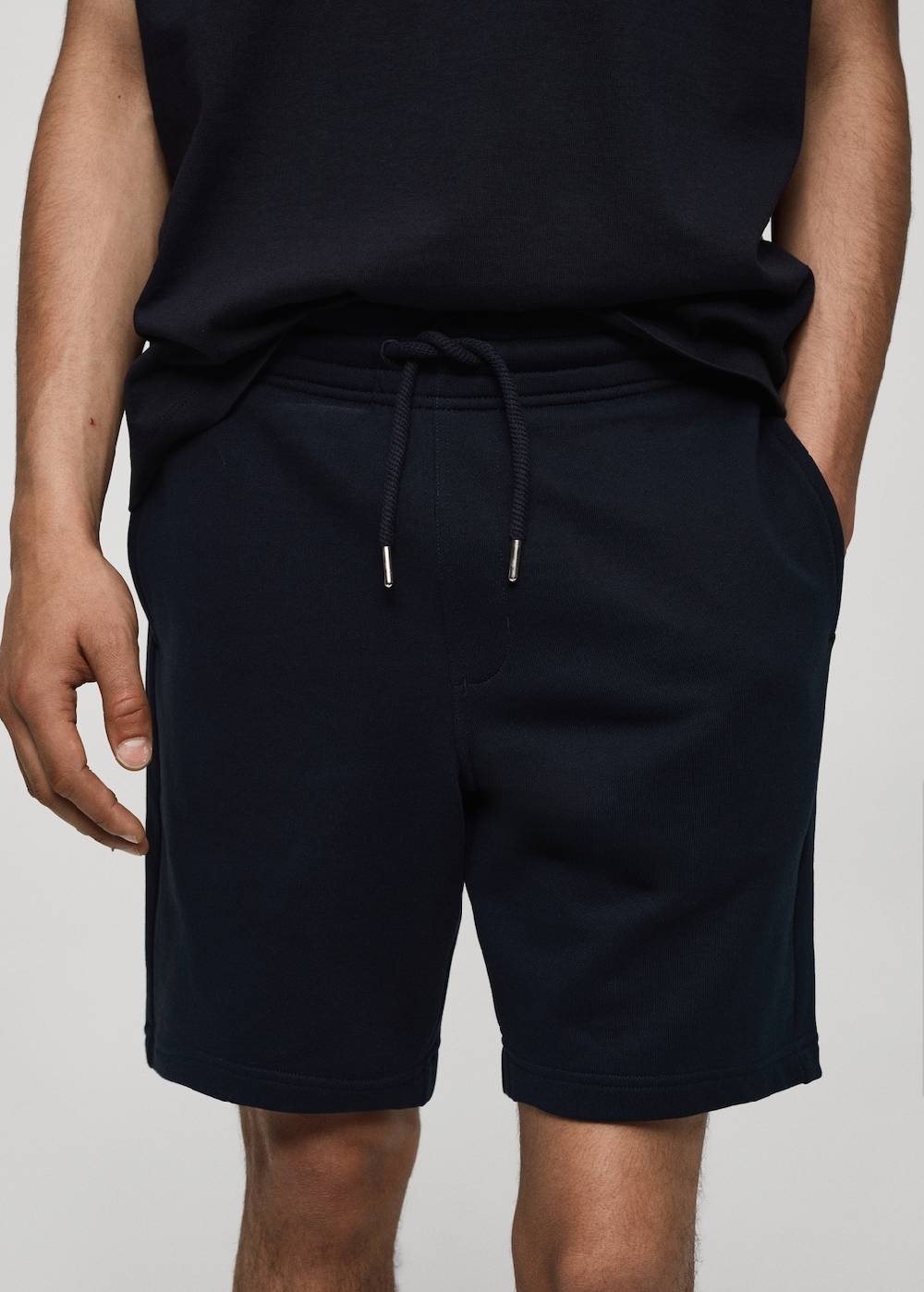 Mango Bermudashorts im Jogger-Stil aus Baumwolle Rabatte dieses Monats