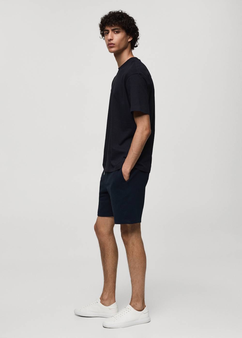 Mango Bermudashorts im Jogger-Stil aus Baumwolle Rabatte dieses Monats
