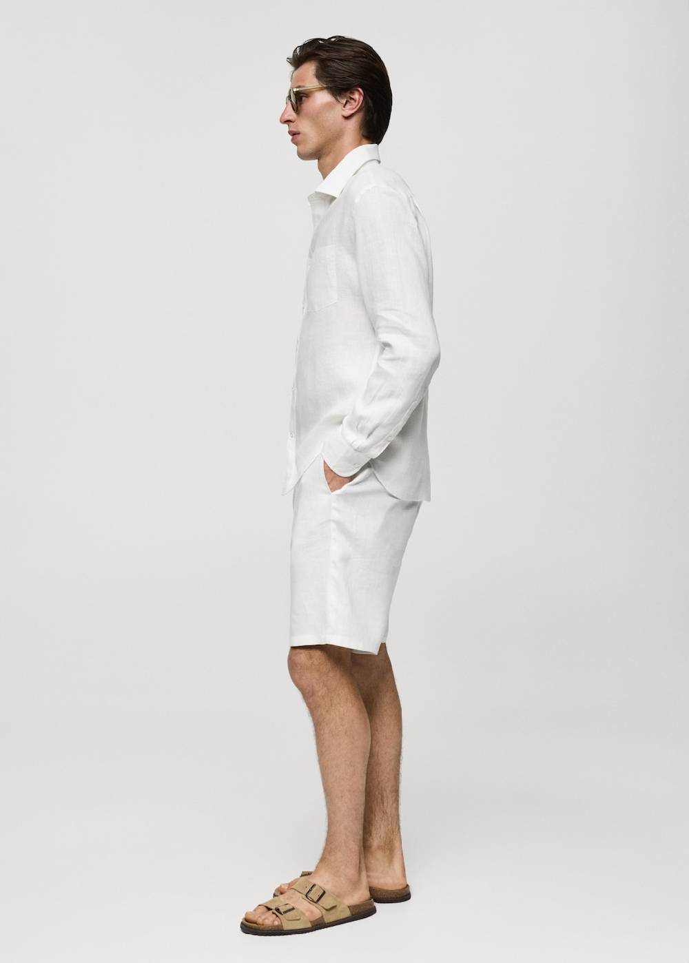 Mango Classic-Fit-Hemd aus 100 % Leinen 2025