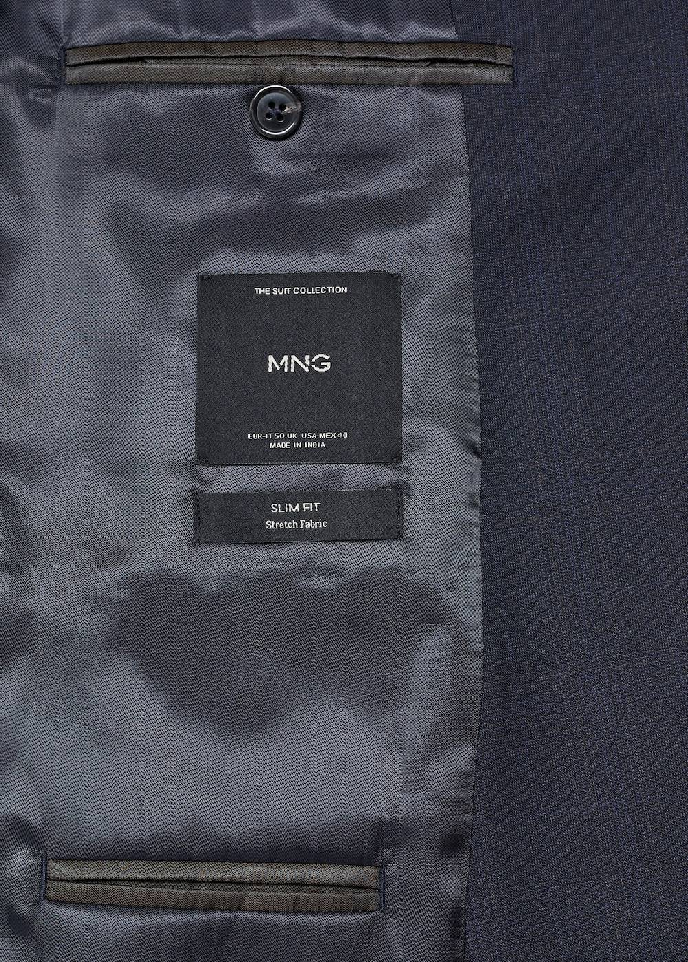 Mango Slim Fit-Anzugsakko aus Stretchbaumwolle Weihnachtsangebot