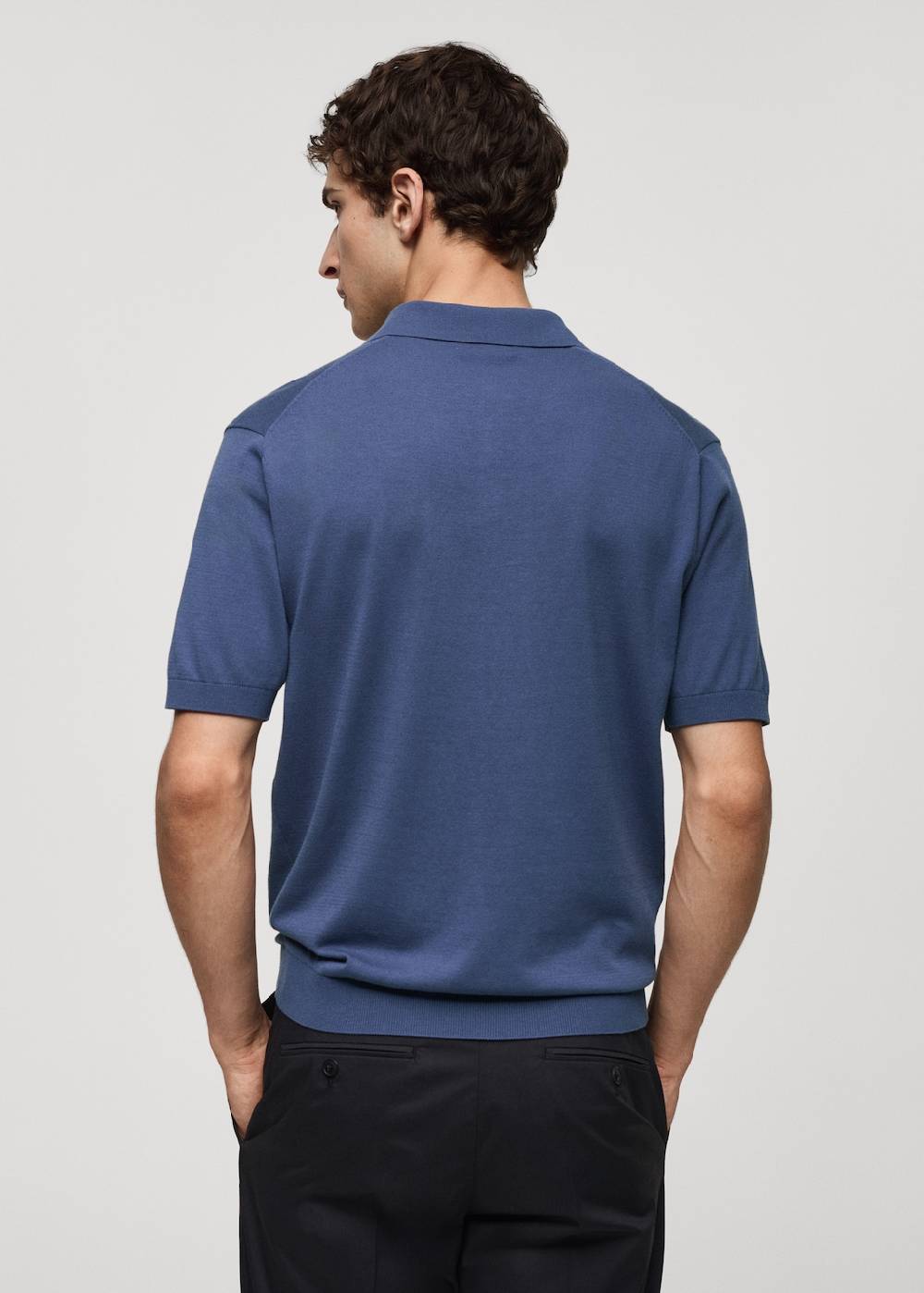 Mango Strick-Poloshirt aus 100 % Baumwolle Muttertagsangebot